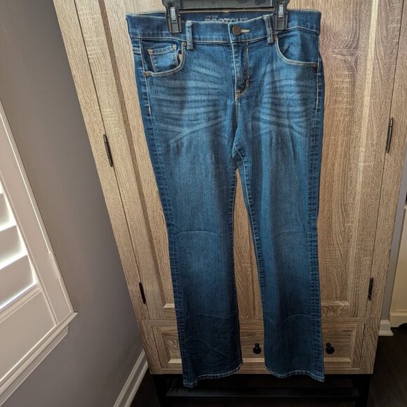 *3 FOR $9* New York & Co NY&C Low Rise Boot Cut Bootcut Leg Fit Medium Wash Jean - Picture 1 of 4